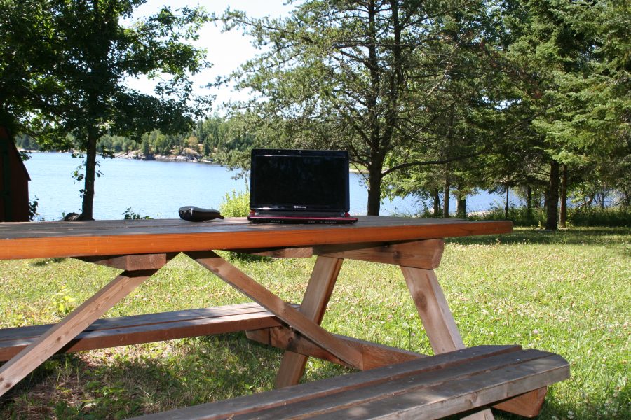 How to work from the cottage