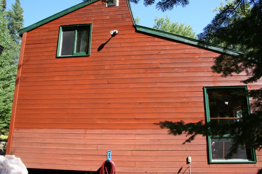 Staining The Cottage
