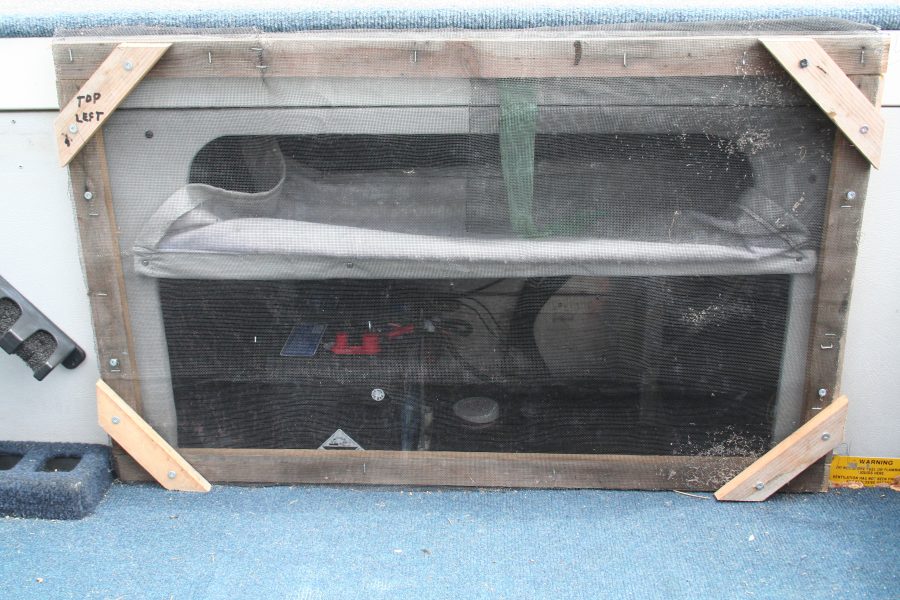 Mink-Proof Screen and Frame
